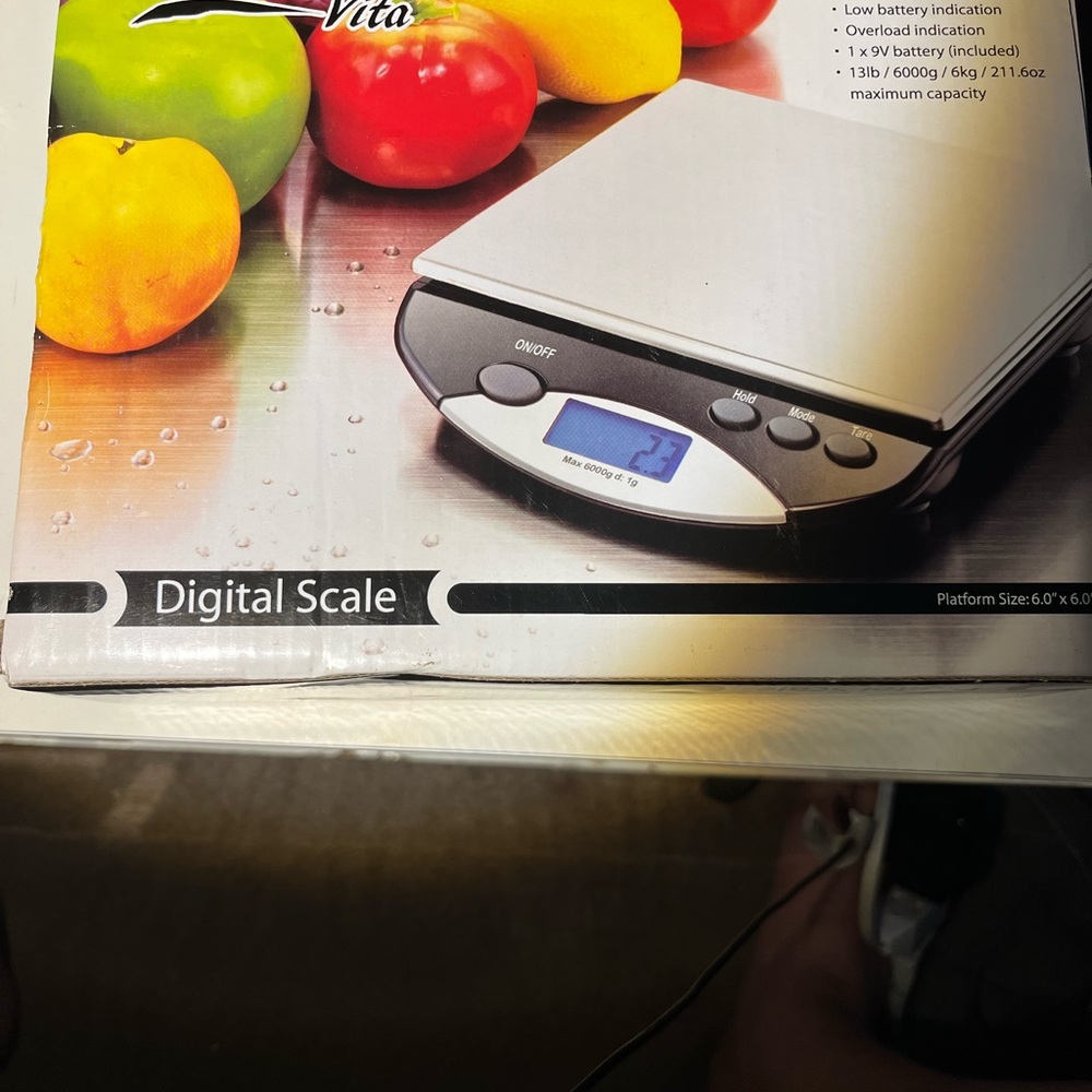 Digital Kitchen Scale with LCD Display